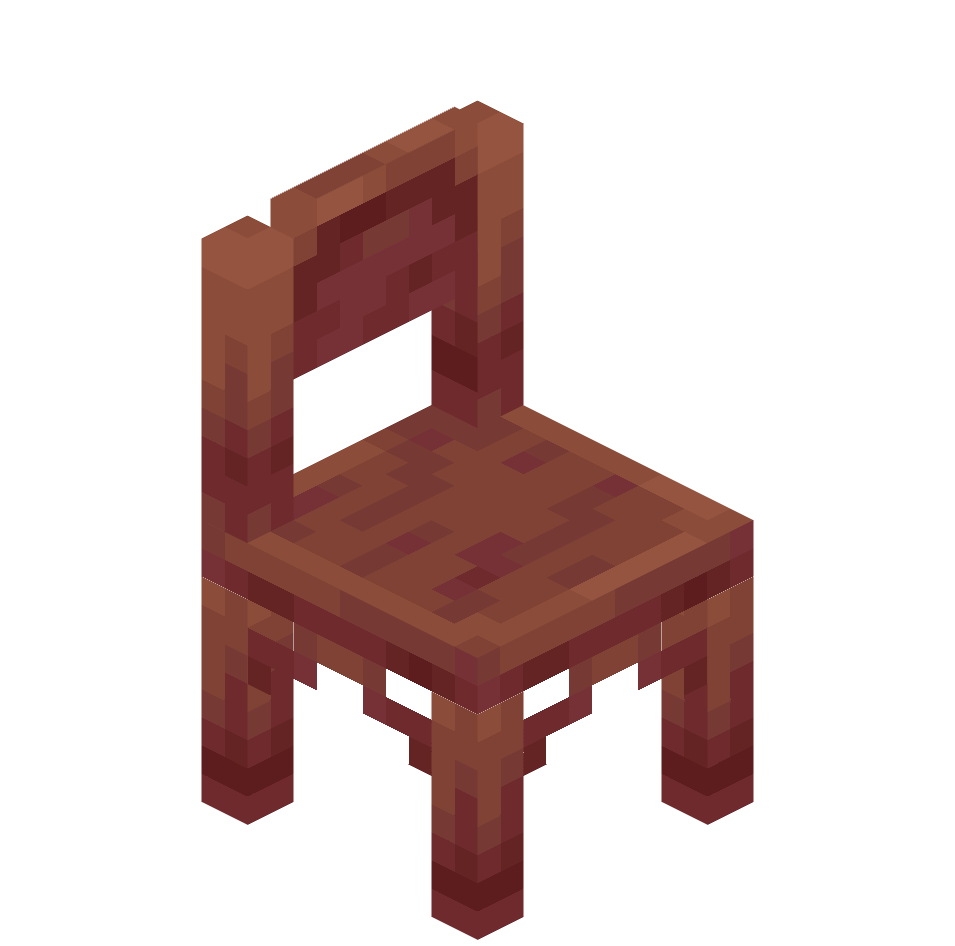 стул из мангрового дерева, mangrove_chair — предмет ресурспака minecraft специально для сервера foxward