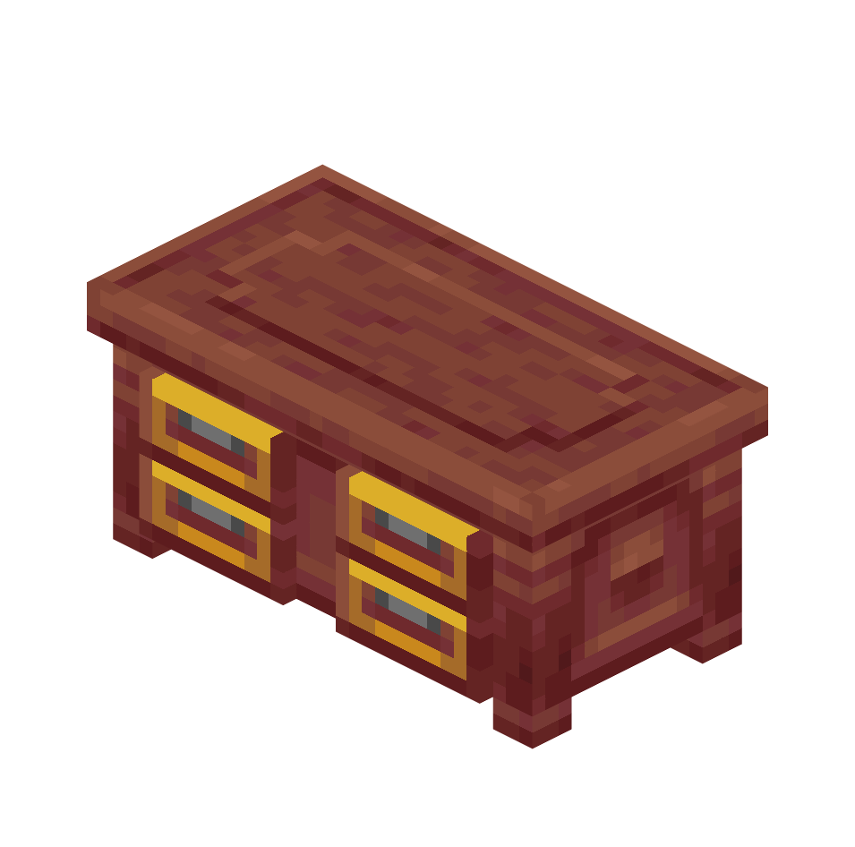 стол из мангрового дерева, mangrove_table — предмет ресурспака minecraft специально для сервера foxward