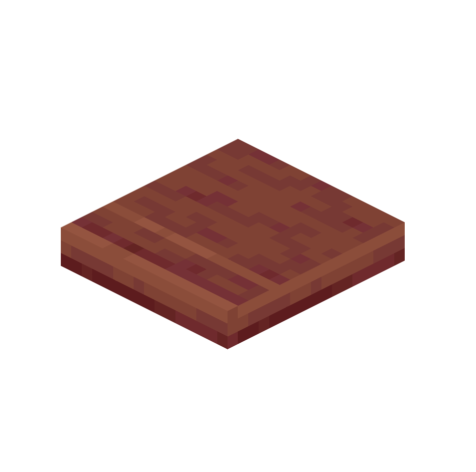 край стола из мангрового дерева, mangrove_table_edge — предмет ресурспака minecraft специально для сервера foxward