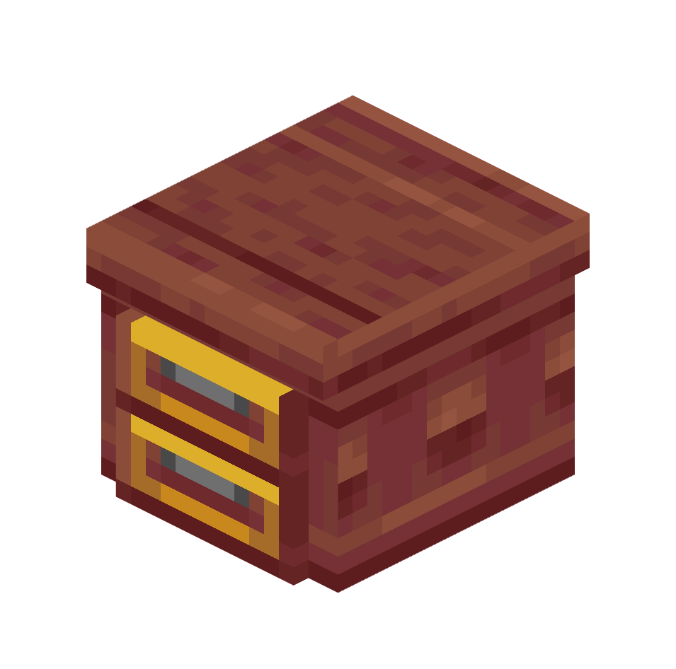 середина стола из мангрового дерева, mangrove_table_middle — предмет ресурспака minecraft специально для сервера foxward