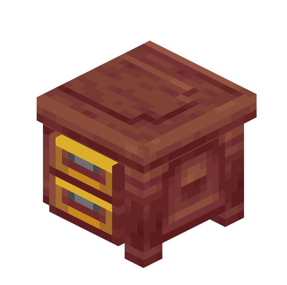 правый край стола из мангрового дерева, mangrove_table_right — предмет ресурспака minecraft специально для сервера foxward