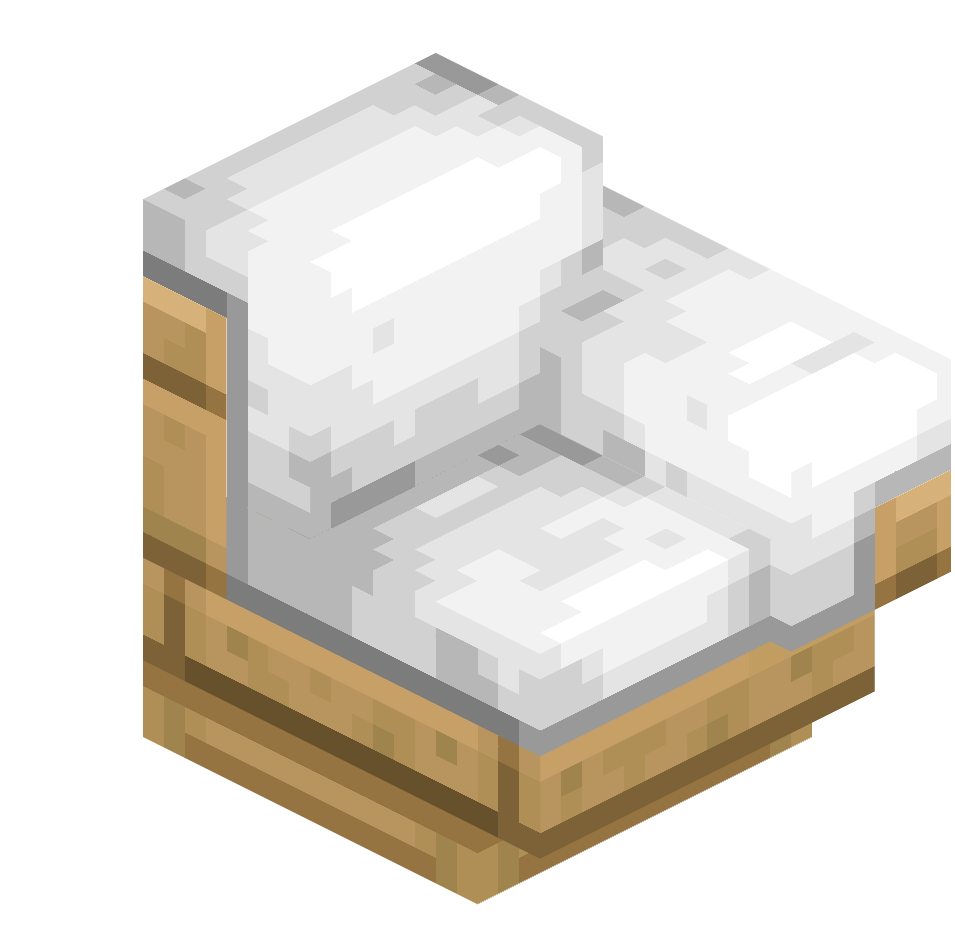 правый край дубового дивана, oak_couch_right — предмет ресурспака minecraft специально для сервера foxward