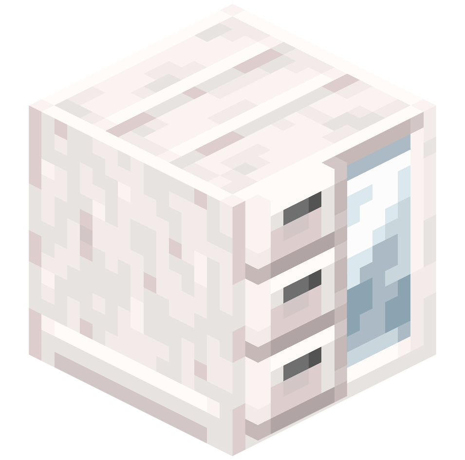 шкаф из бледного дуба с зеркалом, pale_oak_mirror_cabinet — предмет ресурспака minecraft специально для сервера foxward