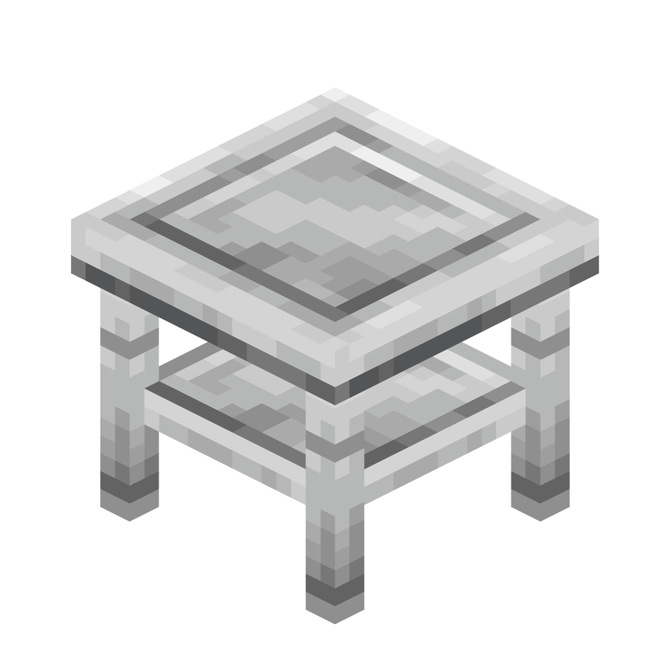 маленький железный стол, small_iron_table — предмет ресурспака minecraft специально для сервера foxward