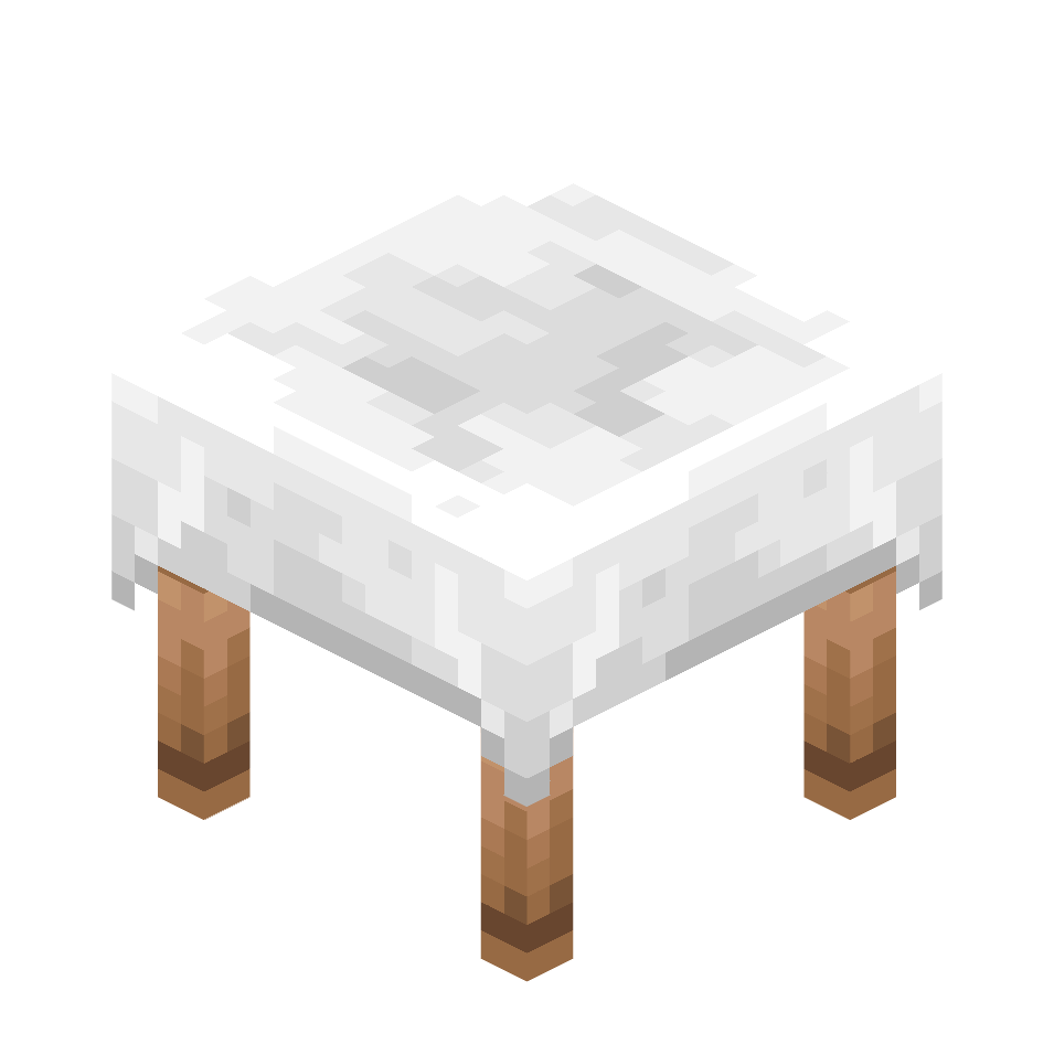 маленький стол из тропического дерева, small_jungle_table — предмет ресурспака minecraft специально для сервера foxward