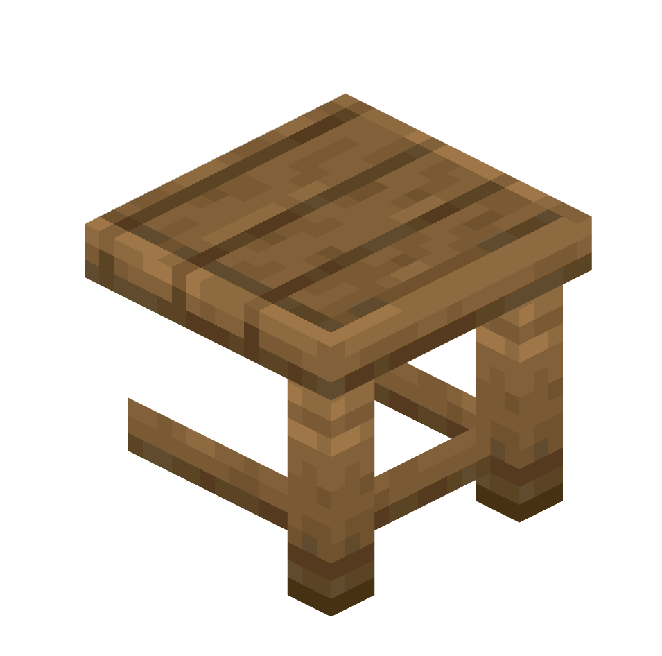 левый край елового стола, spruce_table_left — предмет ресурспака minecraft специально для сервера foxward