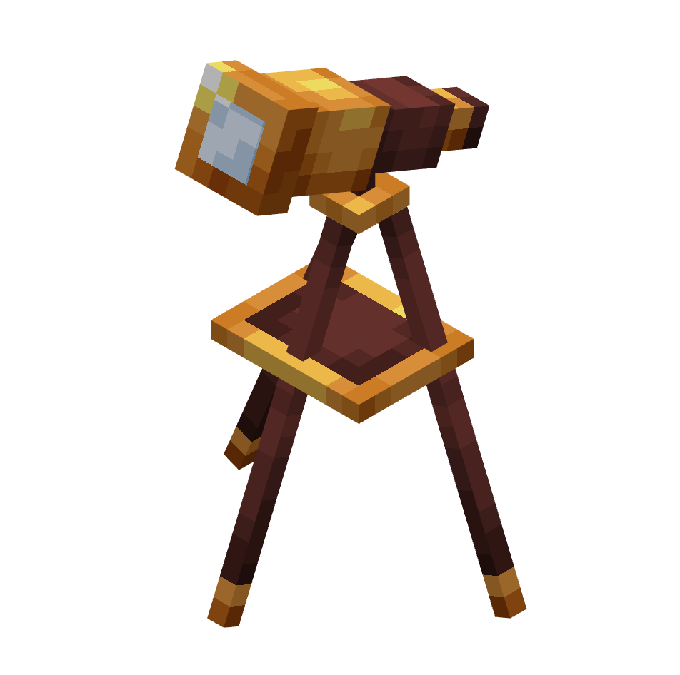 телескоп, telescope — предмет ресурспака minecraft специально для сервера foxward