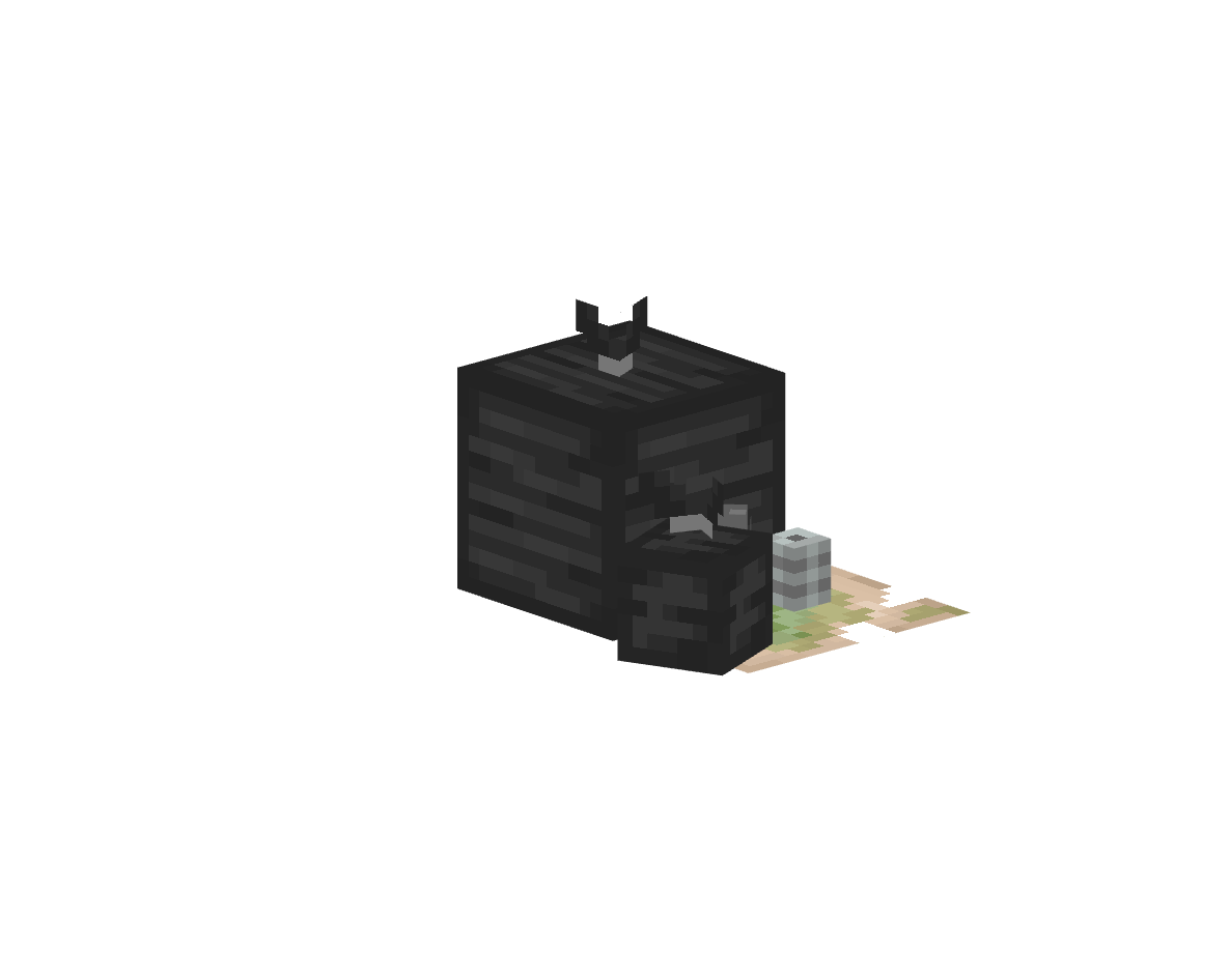 большой мусор — предмет ресурспака minecraft специально для сервера foxward