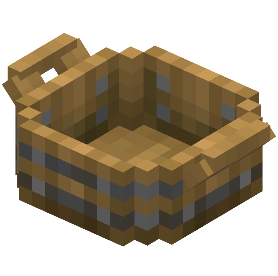 тазик, tub — предмет ресурспака minecraft специально для сервера foxward