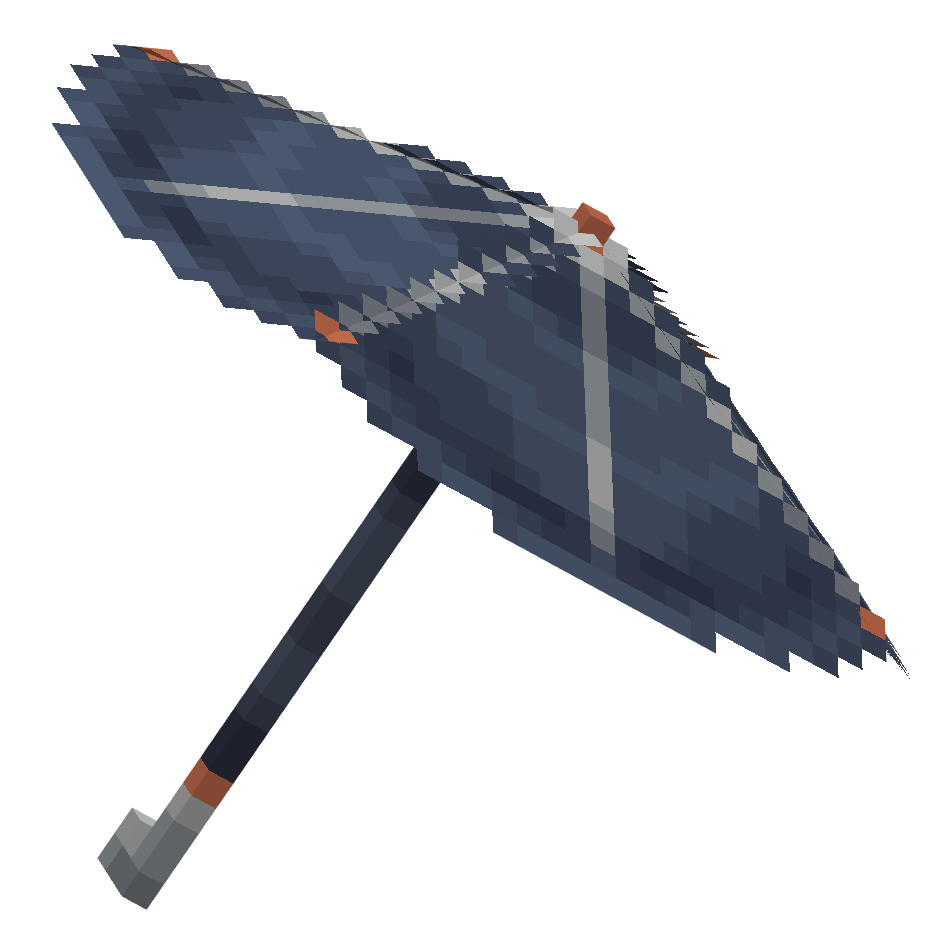 зонт, umbrella — предмет ресурспака minecraft специально для сервера foxward