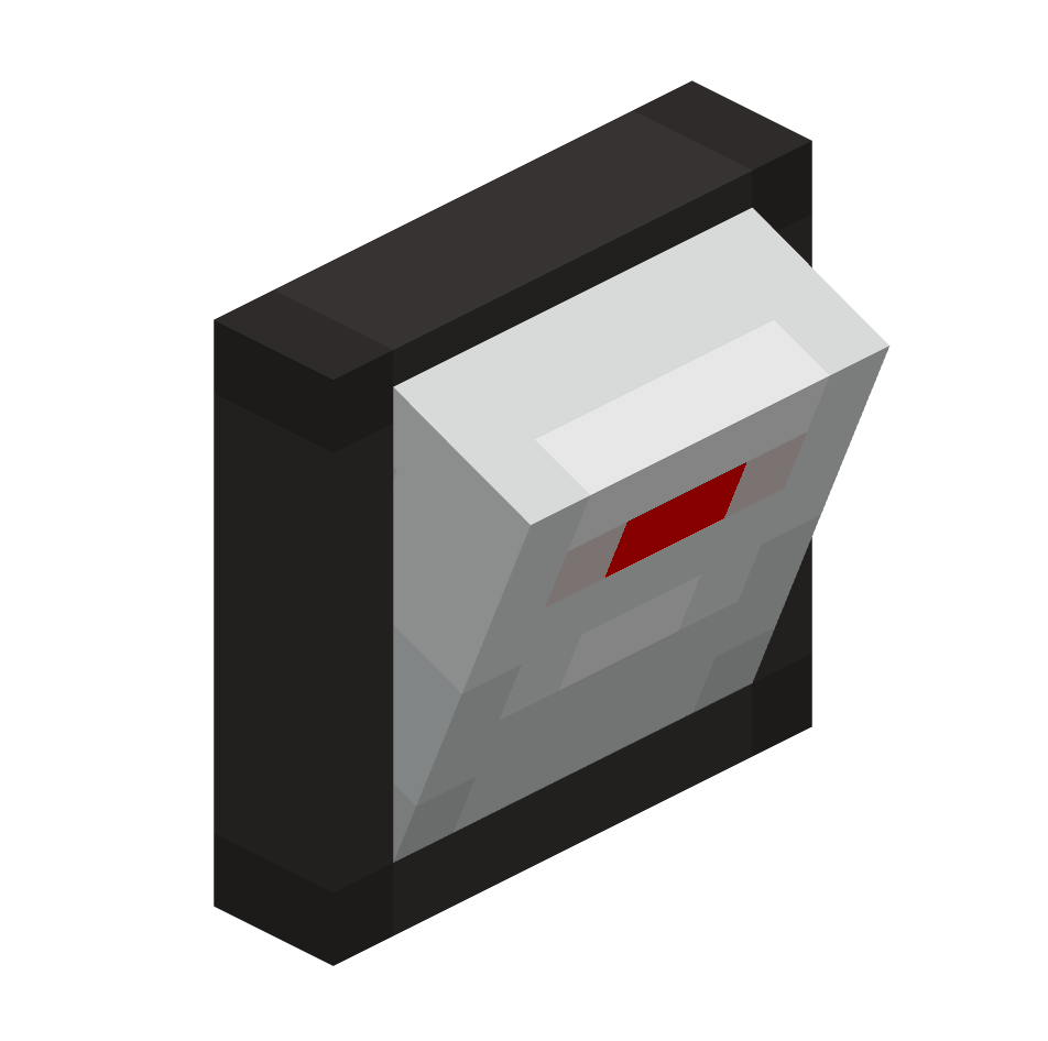 настенный выключатель, wall switch — предмет ресурспака minecraft специально для сервера foxward