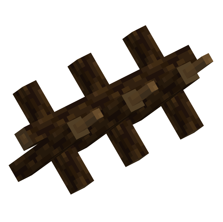 деревянная баррикада, wooden barricade — предмет ресурспака minecraft специально для сервера foxward