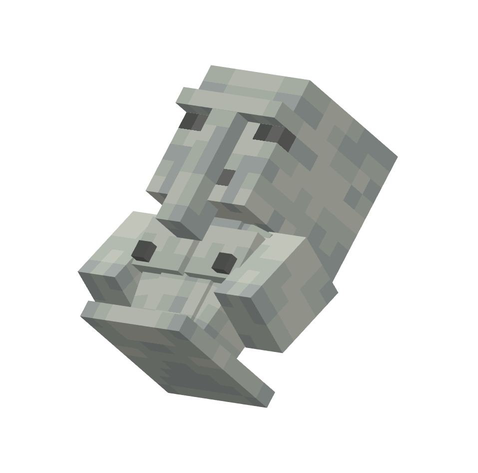 бюст купитмана, kurpijrub bust — предмет ресурспака minecraft специально для сервера foxward