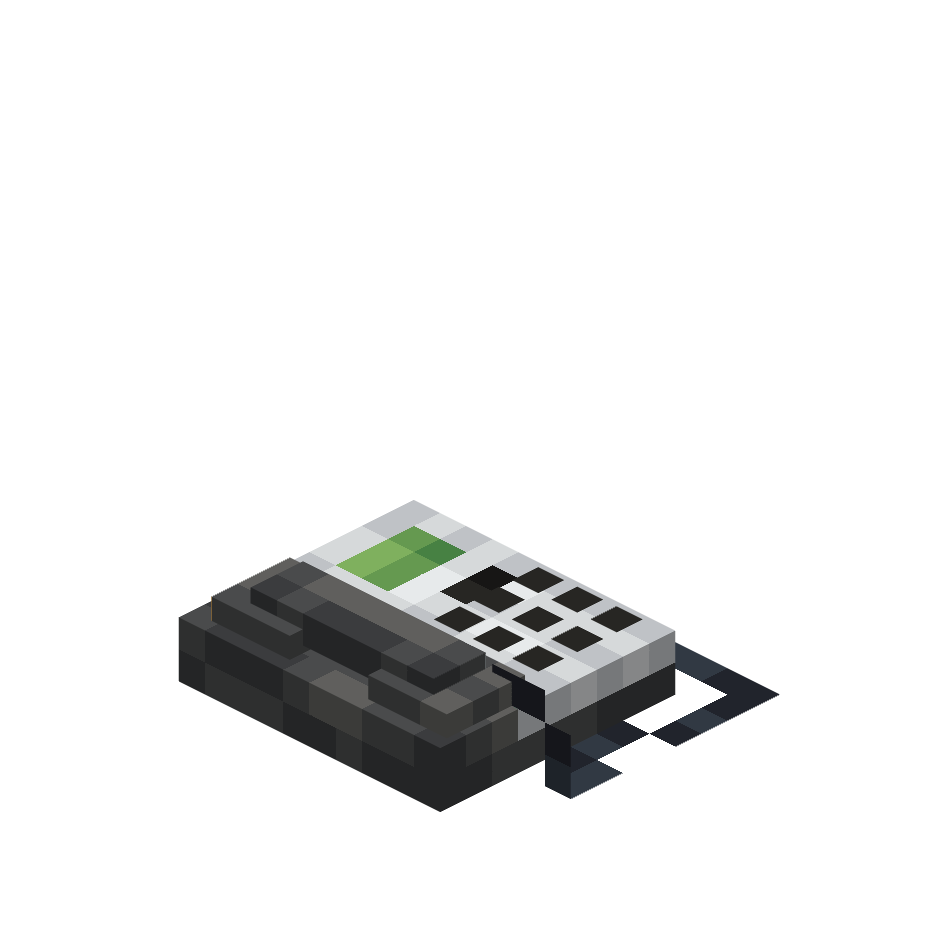 телефон, default — предмет ресурспака minecraft специально для сервера foxward