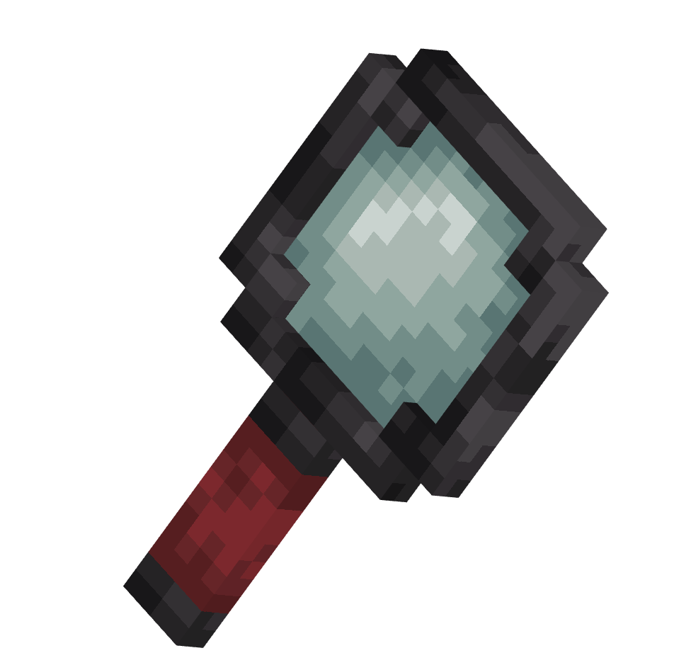 лупа, loupe — предмет ресурспака minecraft специально для сервера foxward