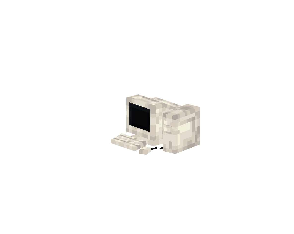 компьютер — предмет ресурспака minecraft специально для сервера foxward