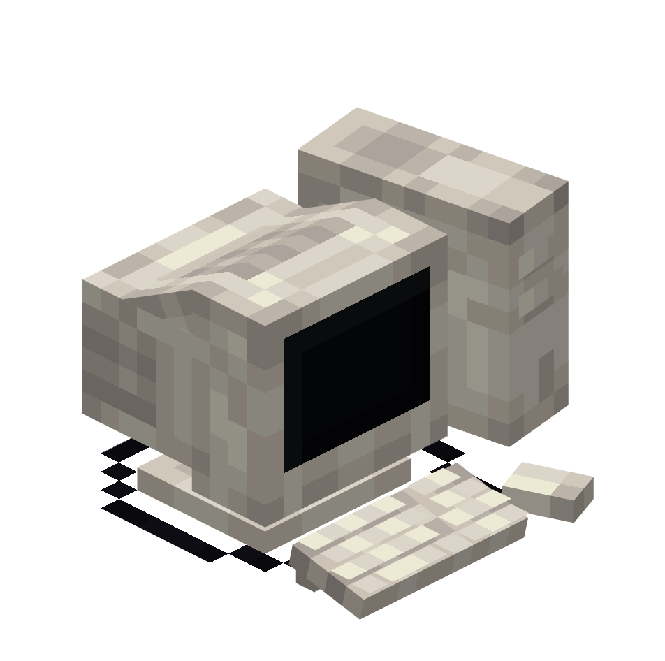 компьютер, box — предмет ресурспака minecraft специально для сервера foxward
