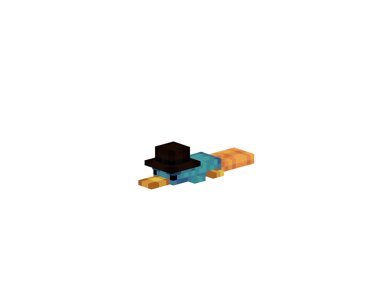 perry platipus — предмет ресурспака minecraft специально для сервера foxward