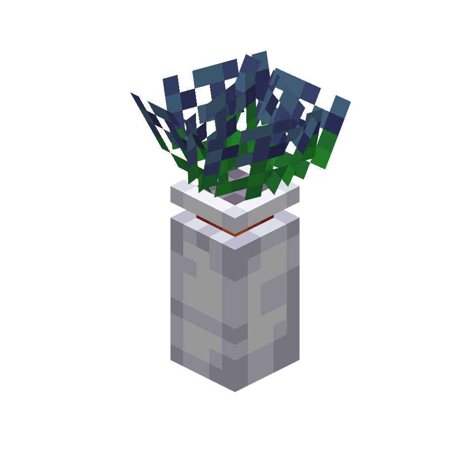 васильки, cornflower — предмет ресурспака minecraft специально для сервера foxward