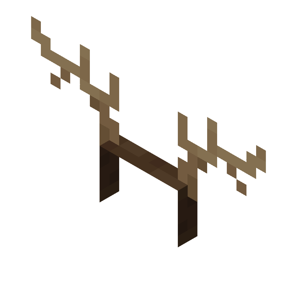 оленьи рога, antlers — предмет ресурспака minecraft специально для сервера foxward