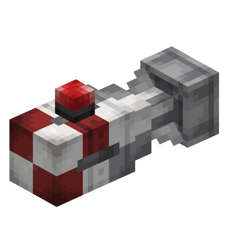 перевозимая бомба, bomb hat — предмет ресурспака minecraft специально для сервера foxward