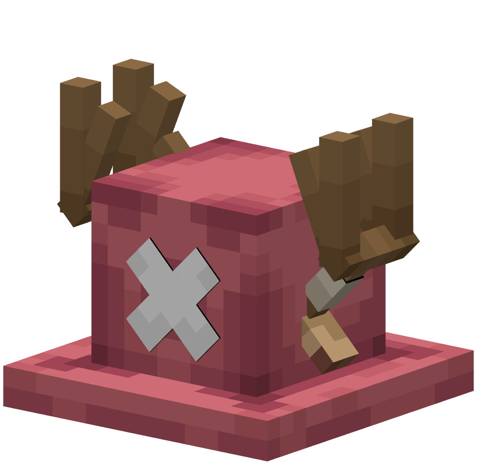 шляпа чоппера, chopper — предмет ресурспака minecraft специально для сервера foxward