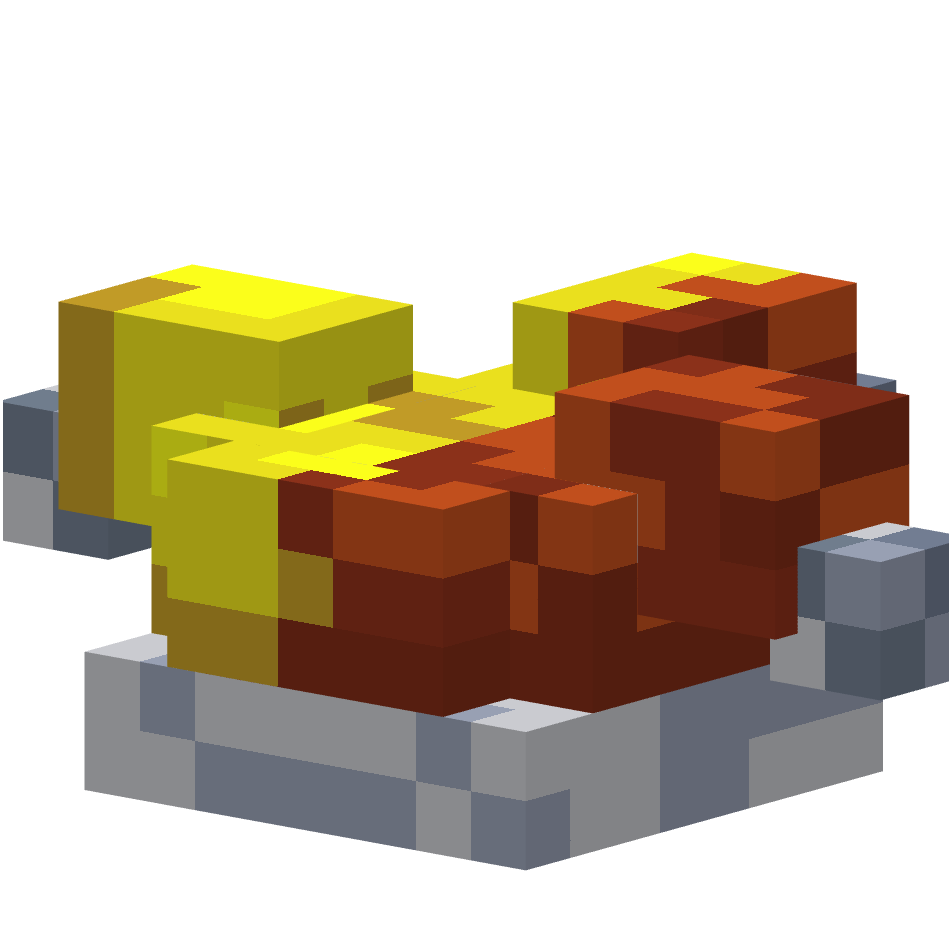 оранжевая клоунская шляпа, clownhat orange — предмет ресурспака minecraft специально для сервера foxward