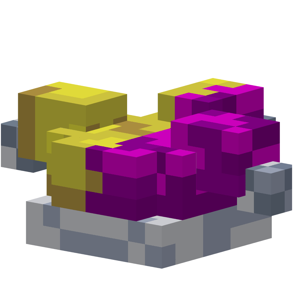 желтая клоунская шляпа, clownhat yellow — предмет ресурспака minecraft специально для сервера foxward