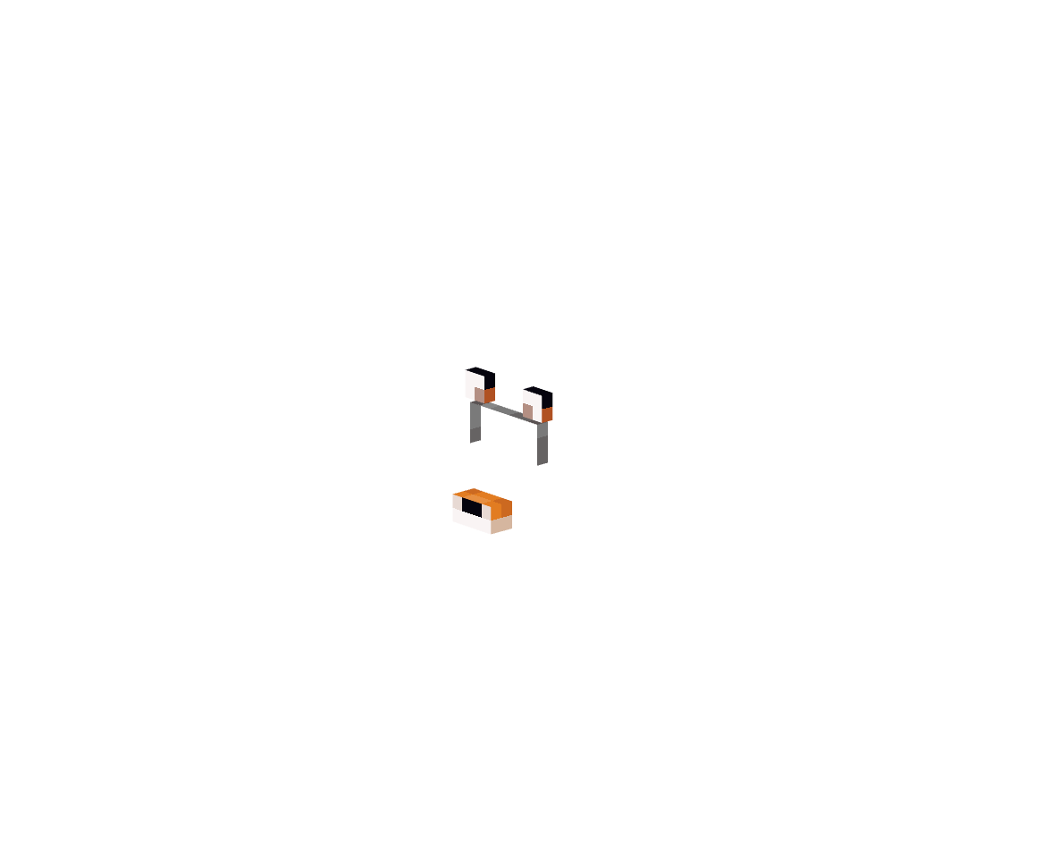 морда лисы — предмет ресурспака minecraft специально для сервера foxward
