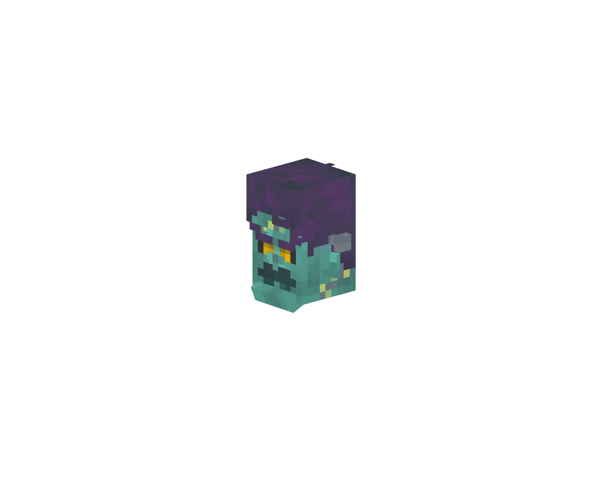 чудовище франкенштейна — предмет ресурспака minecraft специально для сервера foxward