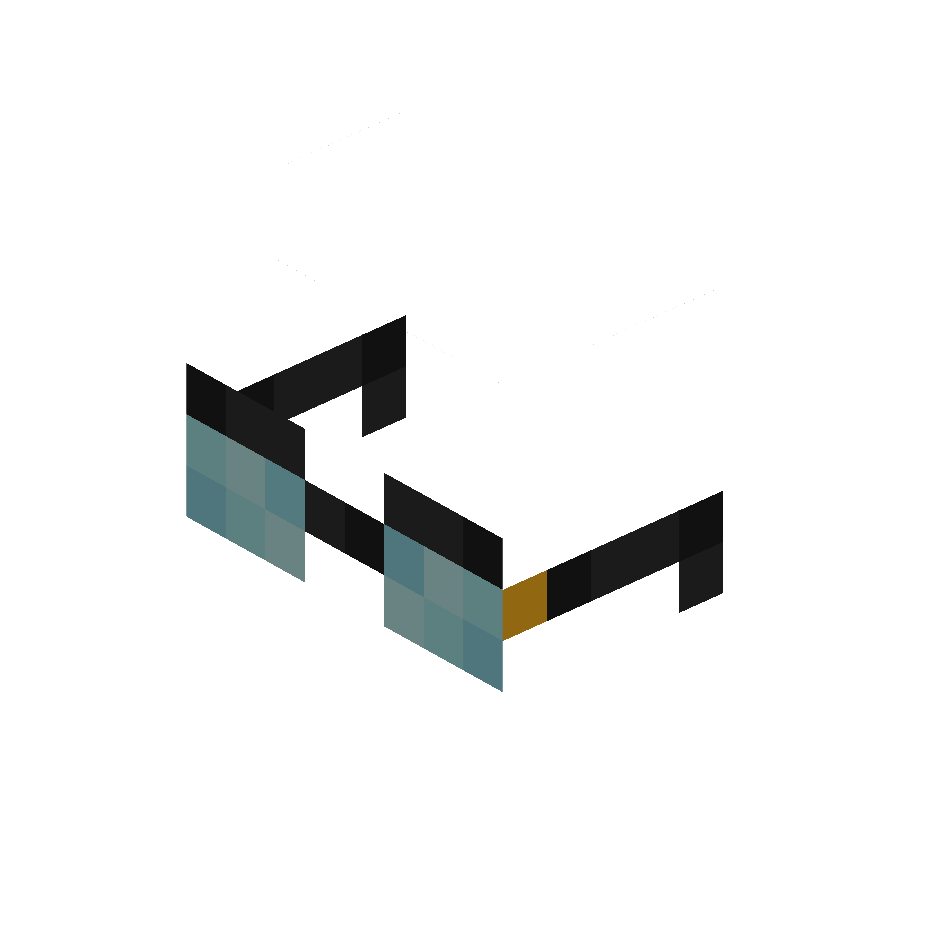 крутые очки, glasses — предмет ресурспака minecraft специально для сервера foxward