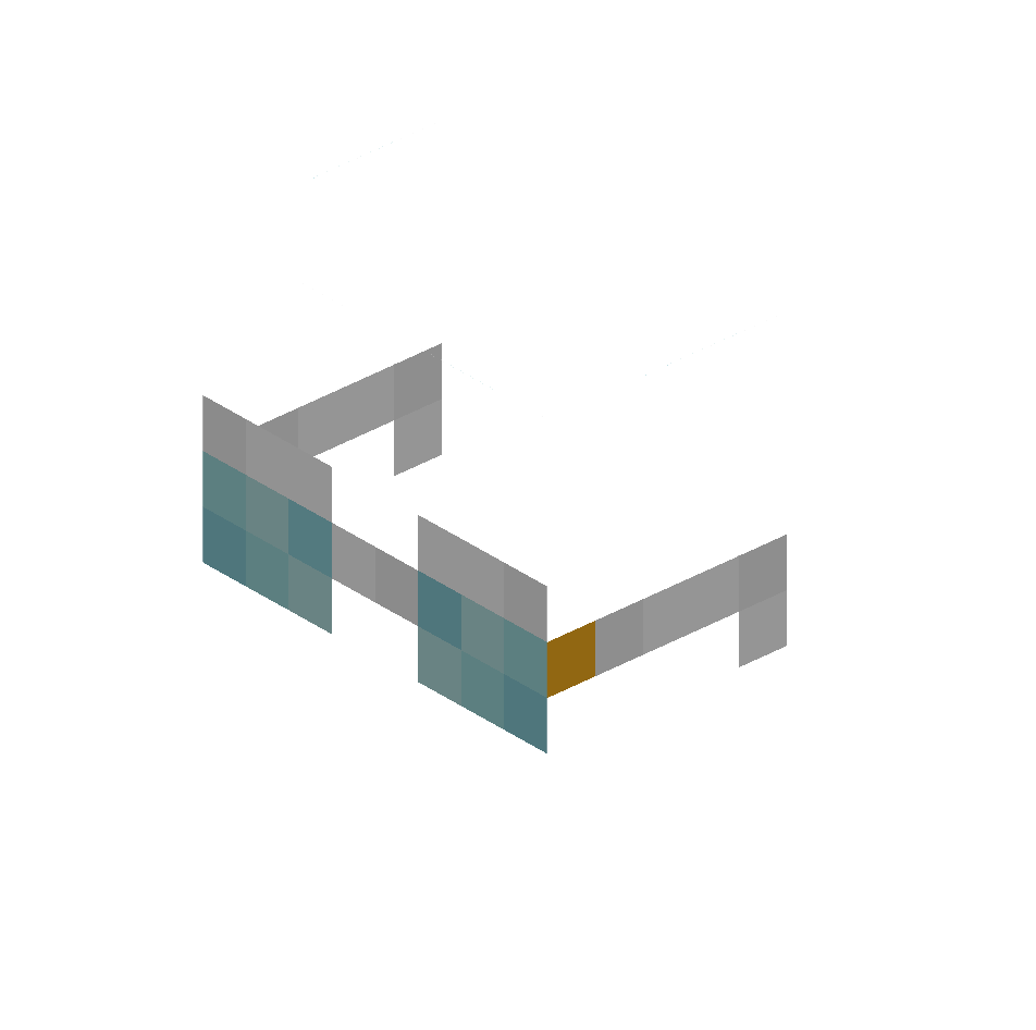 очки, glasses color wh — предмет ресурспака minecraft специально для сервера foxward