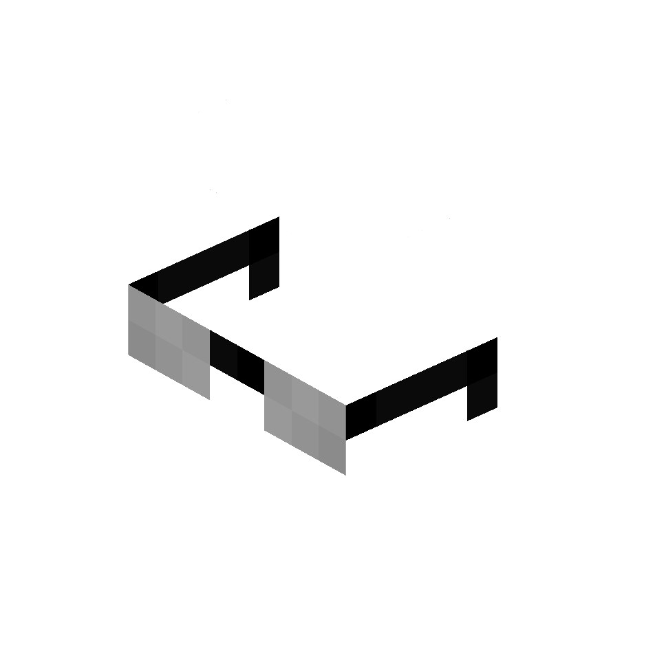 темные очки, glasses dark wh — предмет ресурспака minecraft специально для сервера foxward