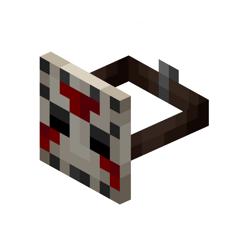 хоккейная маска, jason — предмет ресурспака minecraft специально для сервера foxward