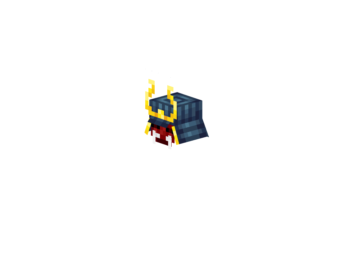 устрашающее кабуто — предмет ресурспака minecraft специально для сервера foxward