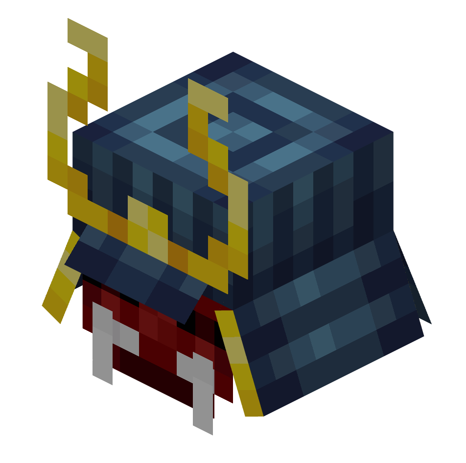 устрашающее кабуто, kabuto fear — предмет ресурспака minecraft специально для сервера foxward