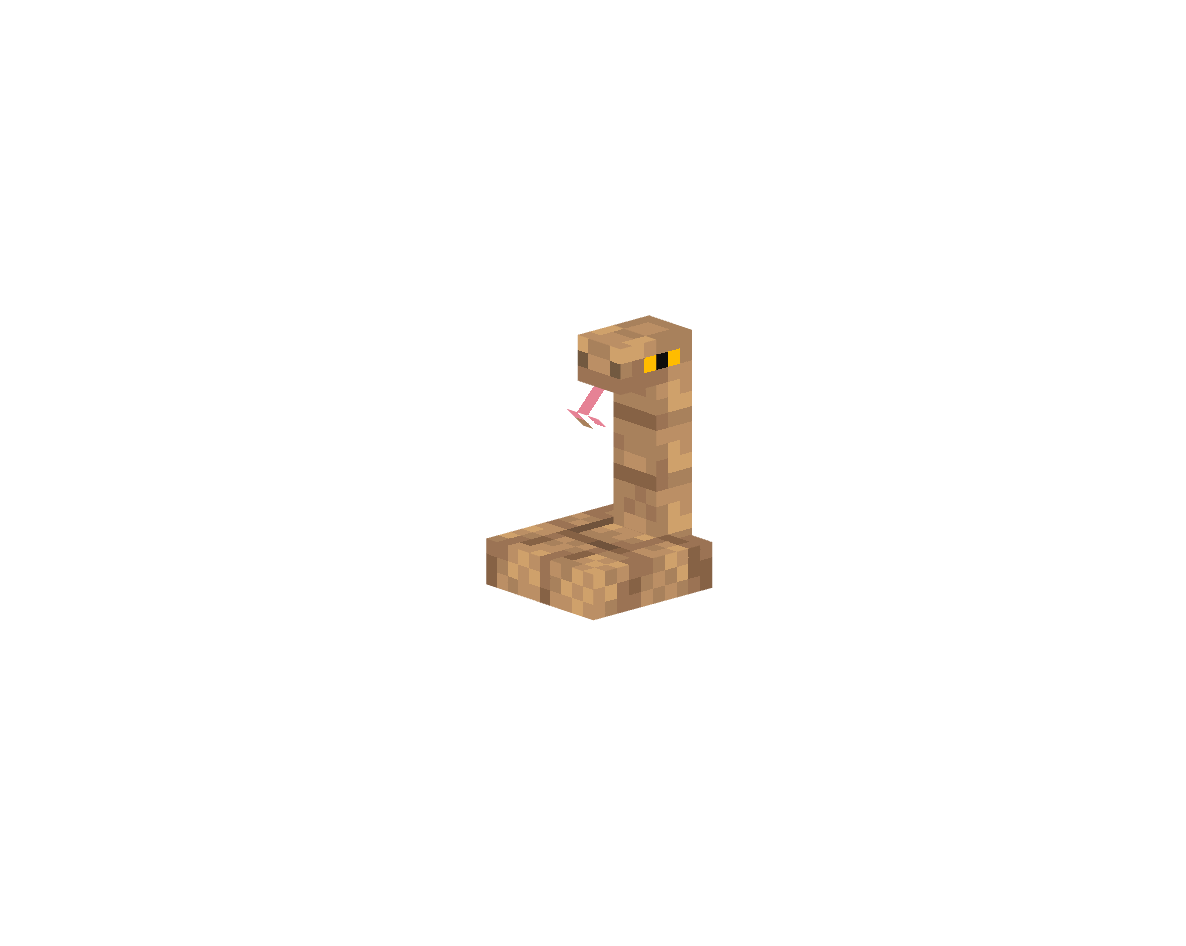 гремучая змея — предмет ресурспака minecraft специально для сервера foxward