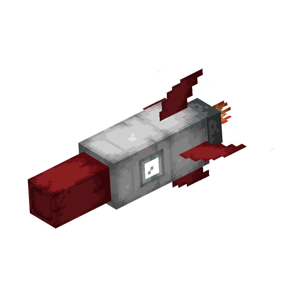 ракета, rocket — предмет ресурспака minecraft специально для сервера foxward