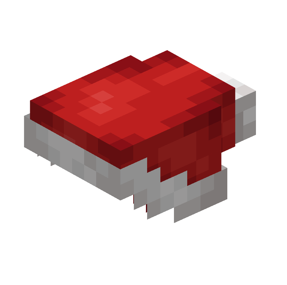 рождественский колпак, santa — предмет ресурспака minecraft специально для сервера foxward