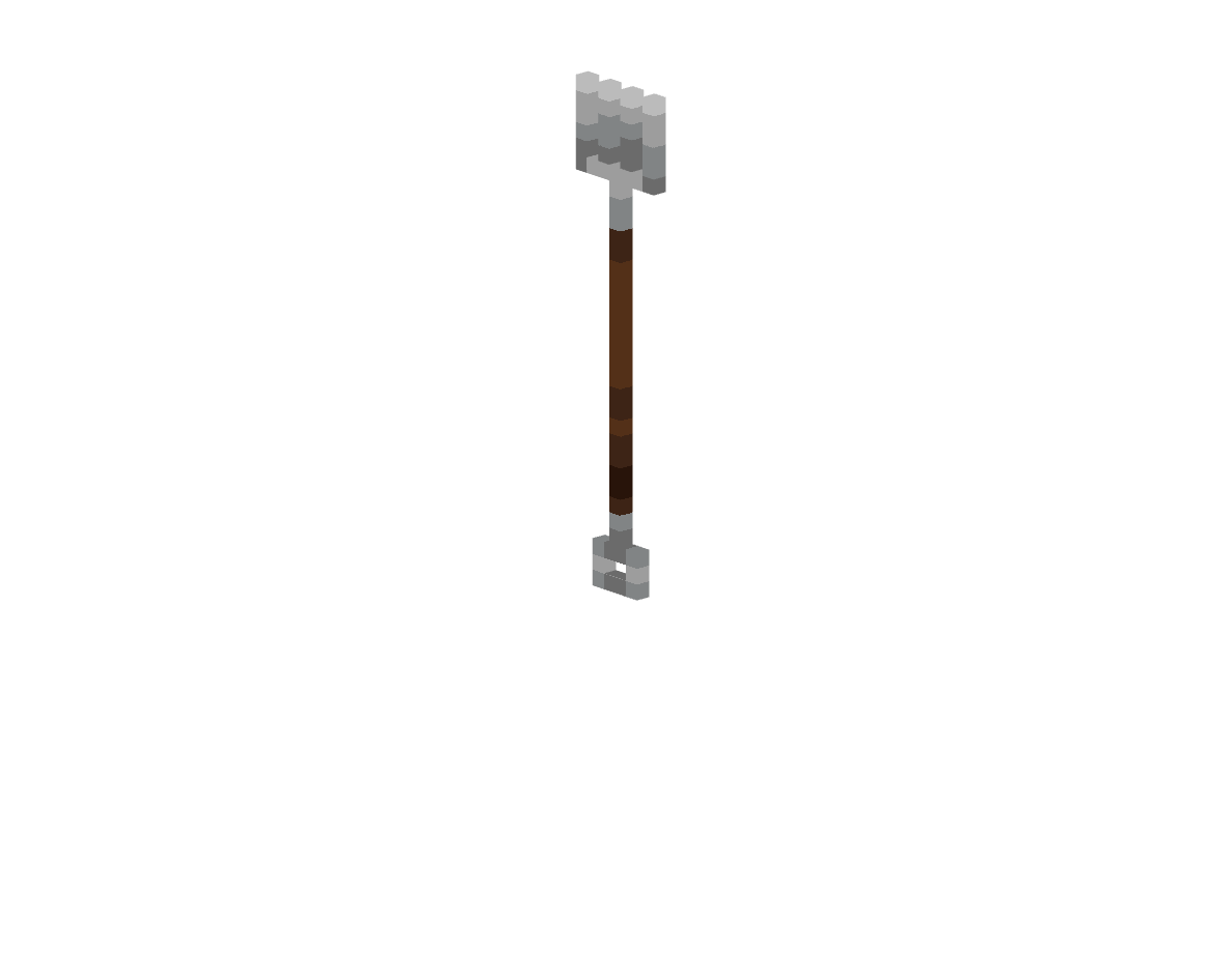 вилы — предмет ресурспака minecraft специально для сервера foxward