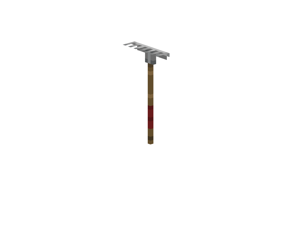 грабли — предмет ресурспака minecraft специально для сервера foxward