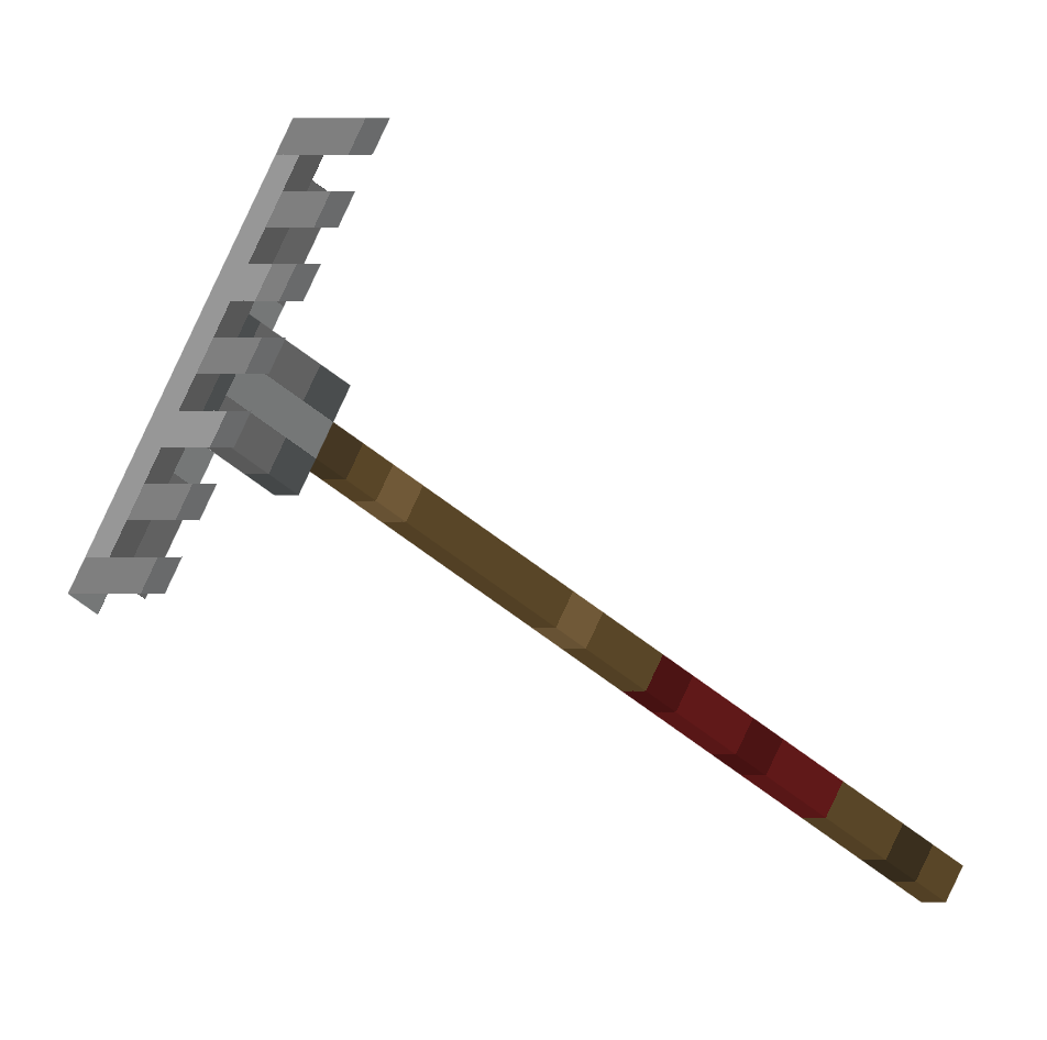 грабли, rake — предмет ресурспака minecraft специально для сервера foxward