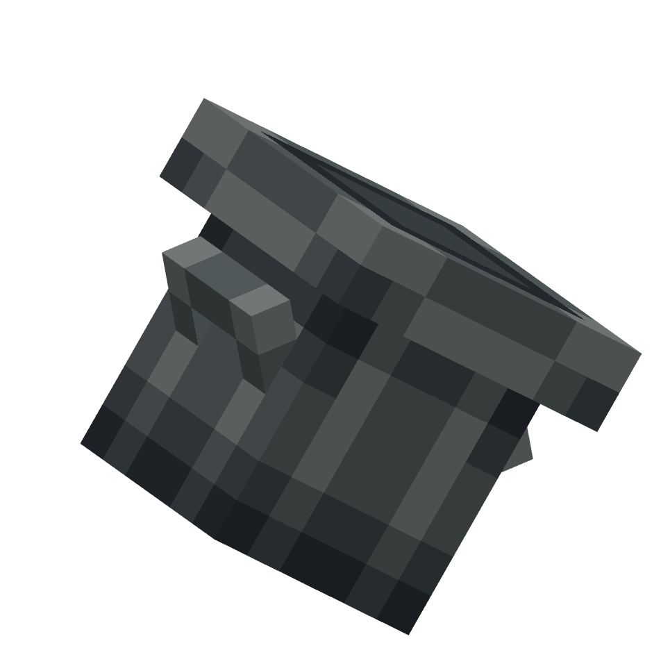 железный, trashcan — предмет ресурспака minecraft специально для сервера foxward
