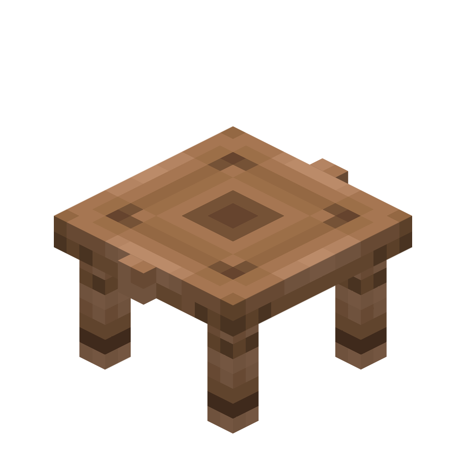джунглиевая древесина, stool — предмет ресурспака minecraft специально для сервера foxward