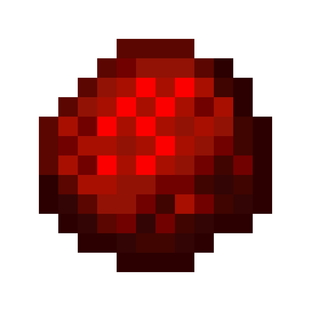 редстоуновый шарик, redstone ball — предмет ресурспака minecraft специально для сервера foxward