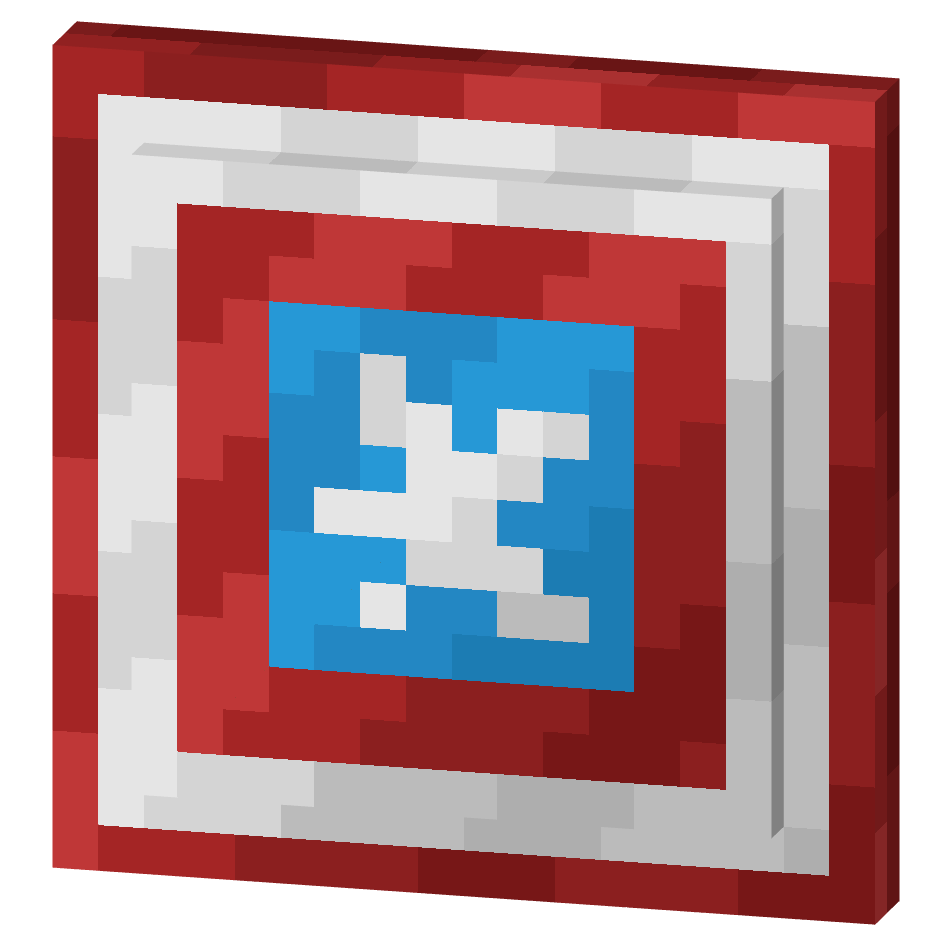 щит кэпа, cap shield — предмет ресурспака minecraft специально для сервера foxward