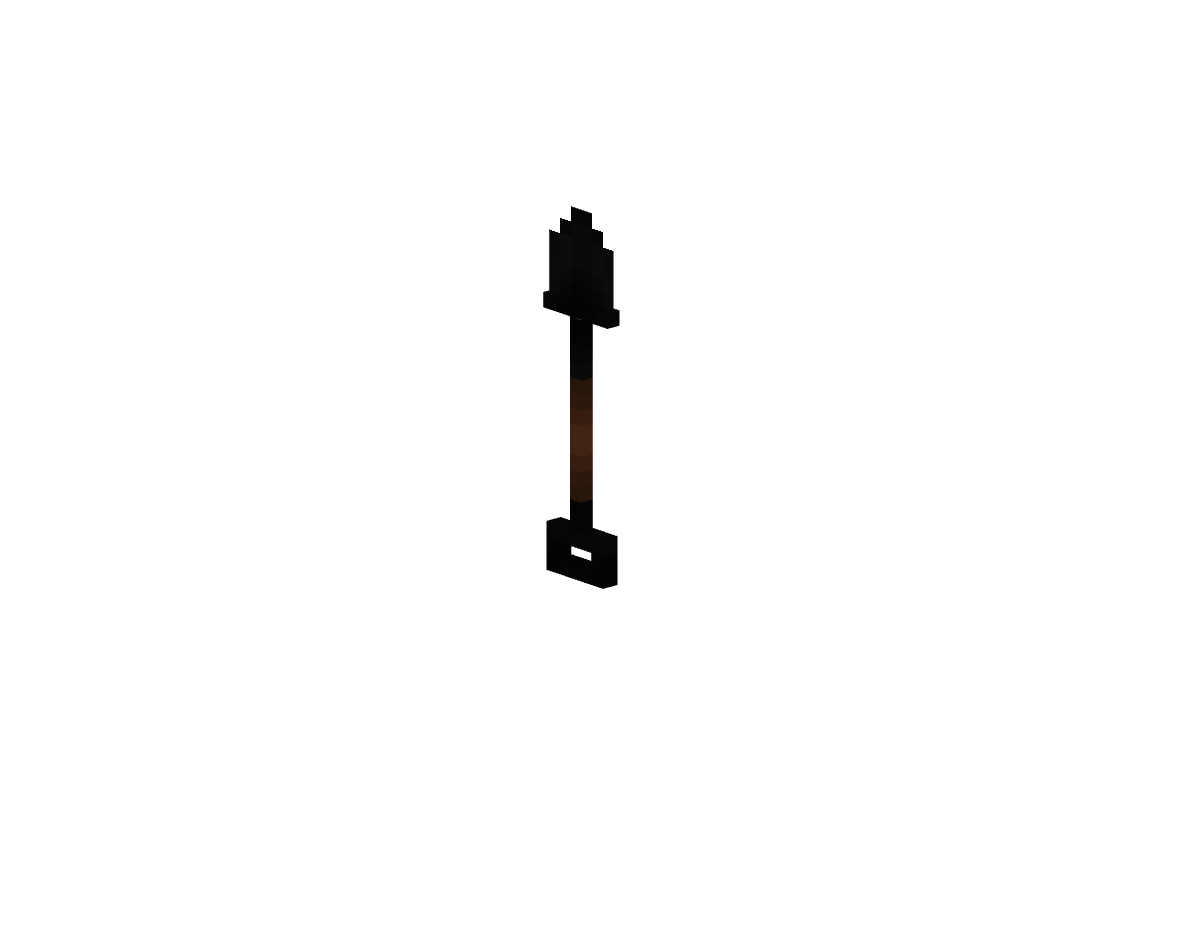 темная лопата — предмет ресурспака minecraft специально для сервера foxward