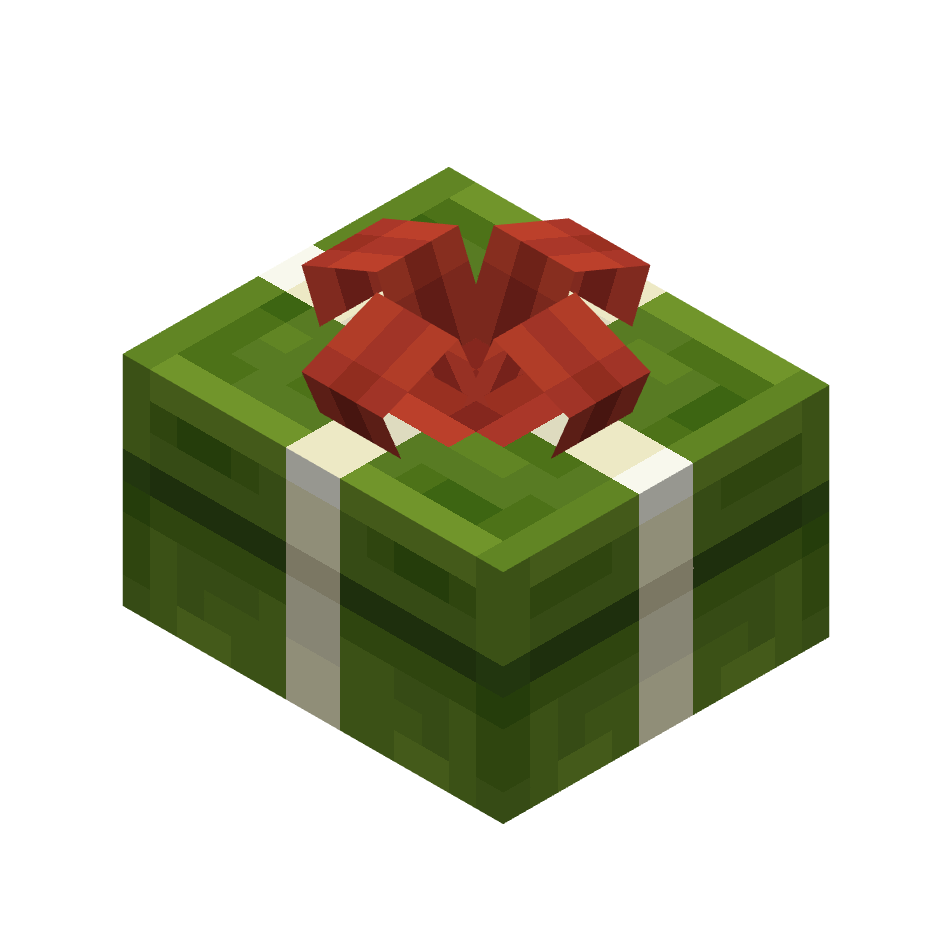 большой подарок, big present — предмет ресурспака minecraft специально для сервера foxward