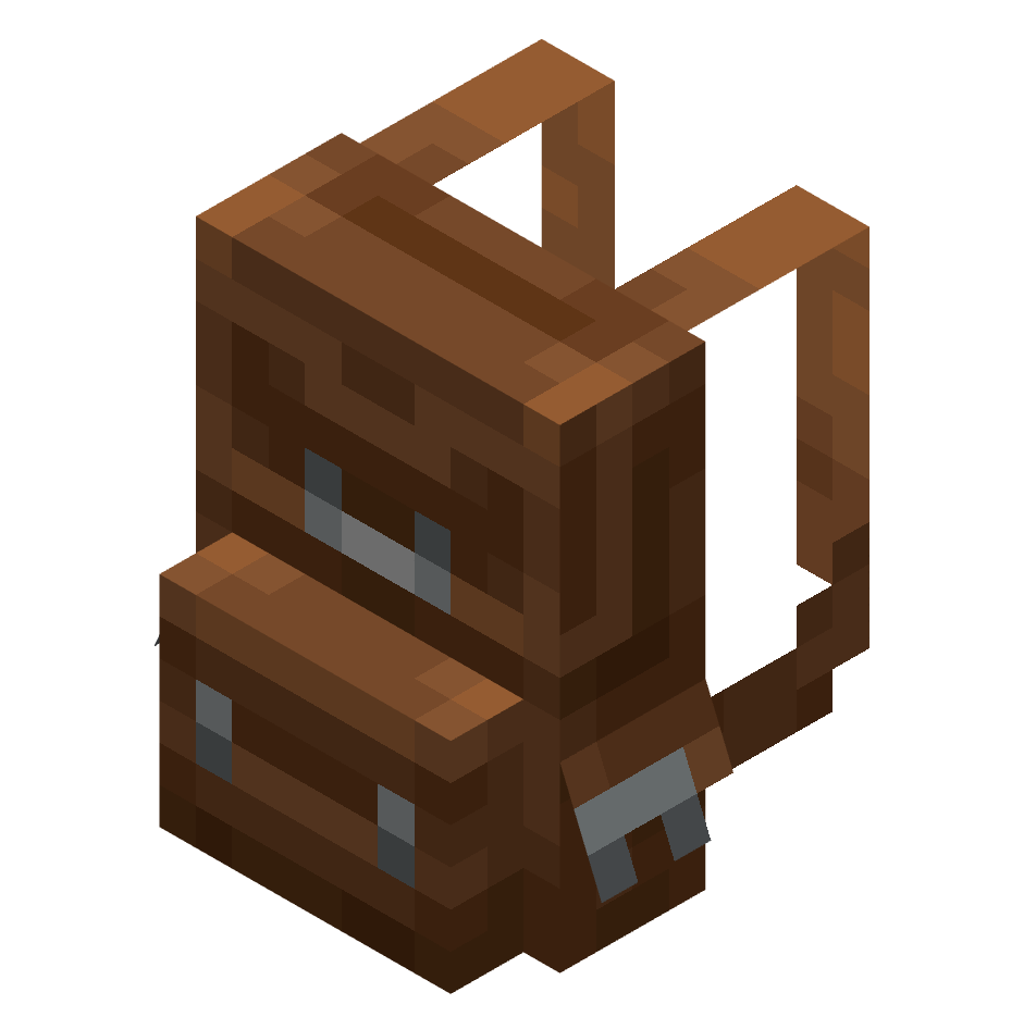 походная сумка, hiking backpack — предмет ресурспака minecraft специально для сервера foxward