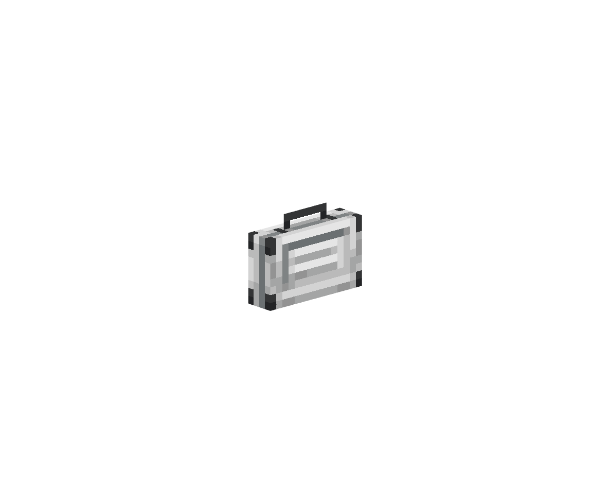металлический кейс — предмет ресурспака minecraft специально для сервера foxward